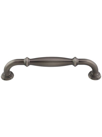 Tiffany Cabinet Pull - 5 inch Center-to-Center in Brushed Pewter.
